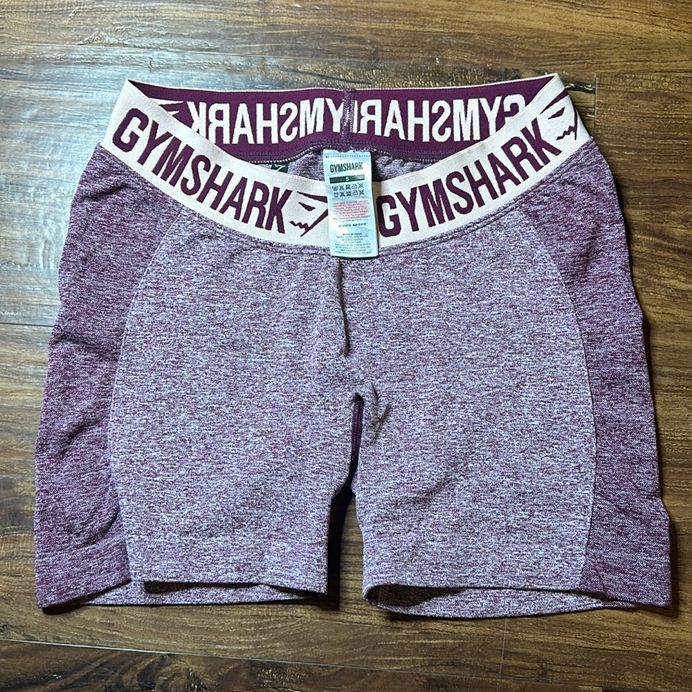 Gymshark Flex Shorts - Dark Ruby Marl - Small - image 2